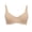 Beige, variant on MVRLSH Sports Jelly Bras for Women Mesh Balconette Demi Comfortable Underwire Unlined Supportive Everyday Strapless Bra