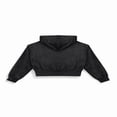 thumbnail image 6 of Forever 21 Velour Zip-Front Hoodie & Pant Set, Color- Black, Size- M, 6 of 7