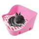 thumbnail image 1 of Jaula de entrenamiento para orinal con arena para animales, caja de ropa de cama para esquina de inodoro, 1 of 8