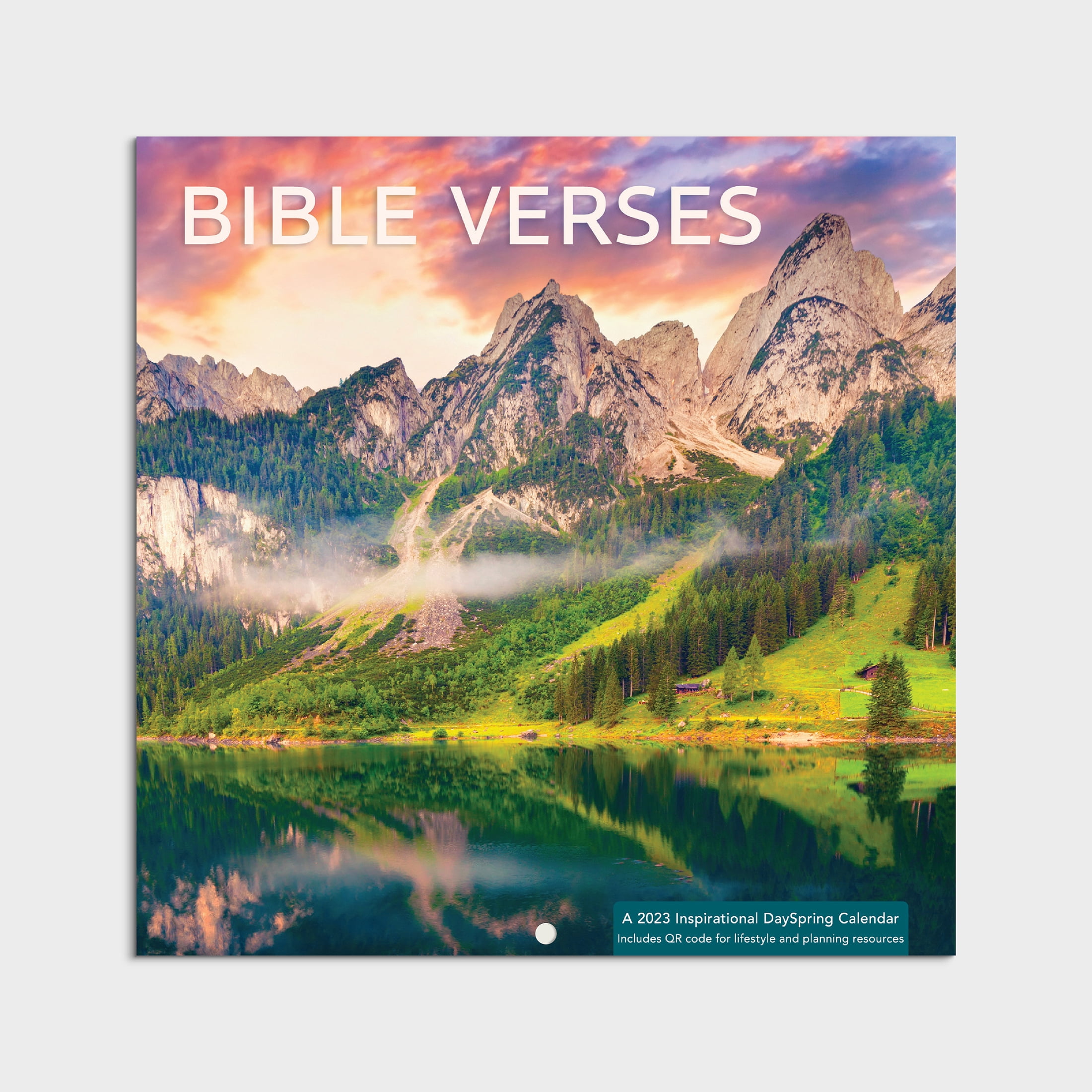 2023 Mini Wall Calendar - Bible Verses- 7"x7" by Dayspring