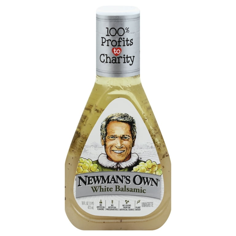 Newman's Own White Balsamic Vinaigrette Dressing, 16 oz Bottle - Walmart.com Newman's Own White Balsamic Vinaigrette Dressing, 16 oz Bottle - Walmart.com