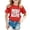 Red, variant on Girls Casual Graphic Print Tee Colorful Letter Pattern Round Neck Short Sleeve Shirt Comfortable Daily Wear Red,1-2 Years
