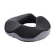 thumbnail image 1 of Cojín de asiento, cojín de espuma viscoelástica, cómodo, transpirable, ergonómico con diseño hueco, cojín de asiento en forma de dona para oficina y gris claro oscuro, 1 of 8
