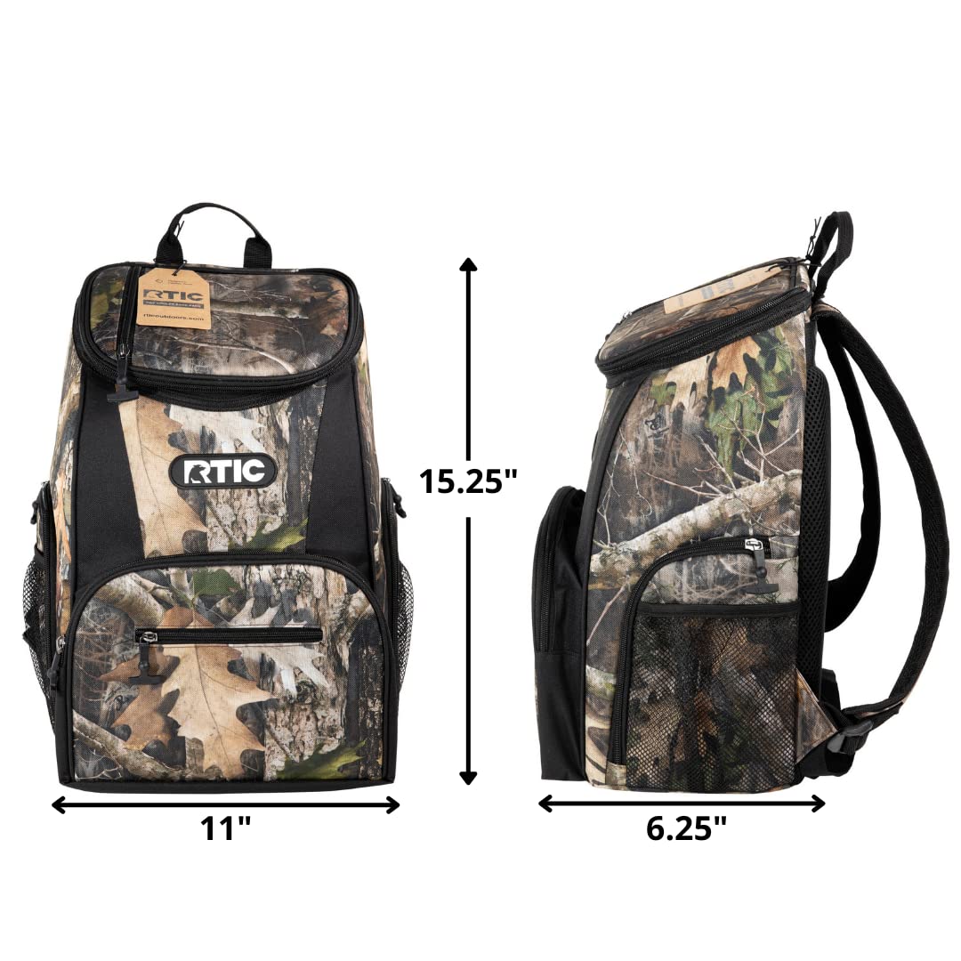 RTIC 15 Can Lightweight Backpack Insulated Cooler with Additional Storage Pockets, Kanati Camo - image 2 of 5