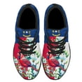 thumbnail image 2 of North Carolina Stte Bird and Flower Cardinal and Dogwood Flower Shoes Sneakers Black Size 11.5, 2 of 7