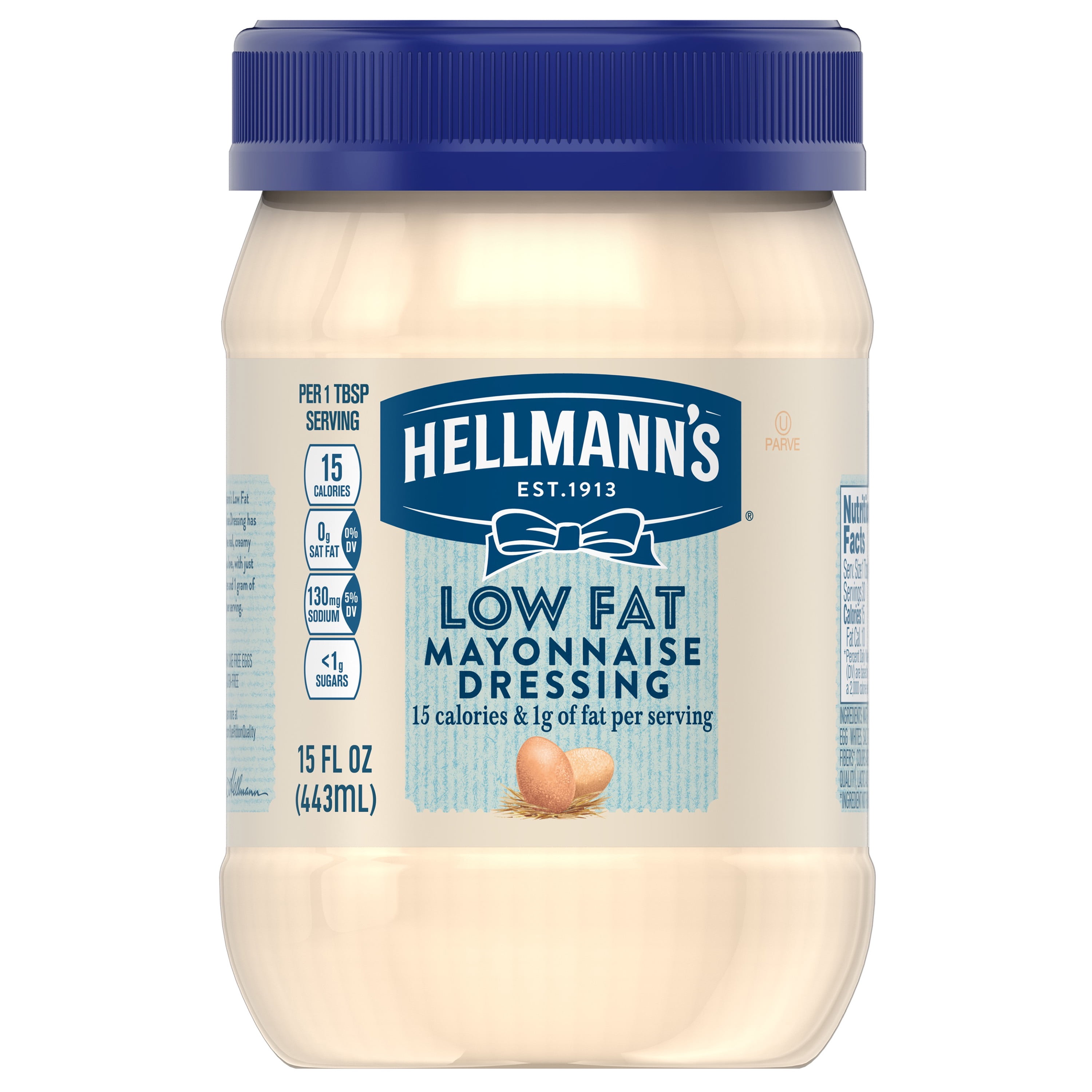 Hellmann&amp;#39;s Low Fat Mayonnaise Dressing, 15 Oz - Walmart.com - Walmart.com