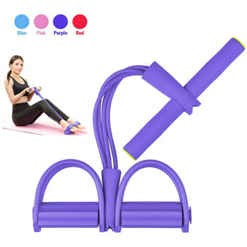 Lychee Resistance 4 Tube Pull Up Band Fitness Yoga Equipment Pedal