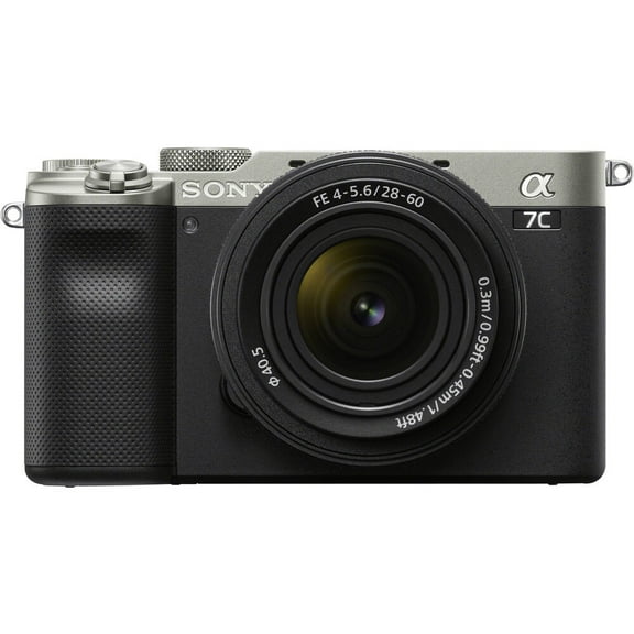 Sony Alpha a7C Mirrorless Digital Camera with 28-60mm Lens (Silver) - International Model