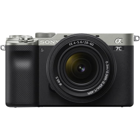 Sony Alpha a7C Mirrorless Digital Camera with 28-60mm Lens (Silver) - International Model