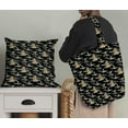 thumbnail image 5 of Soimoi Black Velvet Fabric Palm Tree & Girl Beach Print Fabric by the Yard 58 Inch Wide, 5 of 5