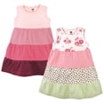 thumbnail image 1 of Hudson Baby Vestidos De Algodón Hudson Para Niñas Blush Rose Leopard 0-3 Meses Vestido Casual Blush Rose Leopard 3 Meses Ee. Uu., 1 of 3