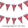 thumbnail image 3 of Cuerda De Estandarte Británico 30 banderas colgantes de bandera británica para decoración de oficina en casa (triángulo de 10 m), 3 of 8