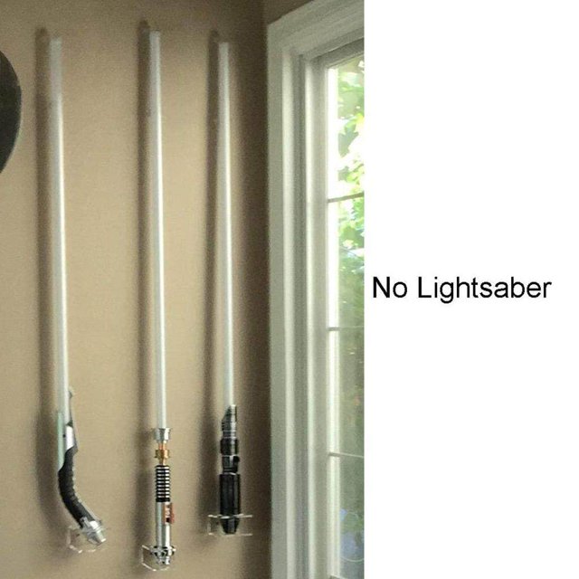 Langgg Clear Wall Mounted Light Saber Acrylic Stand Upright Display Holder Rack