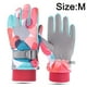 thumbnail image 2 of Guantes de esquí cálidos para niños de invierno, guantes de empalme estampados, 2 of 5