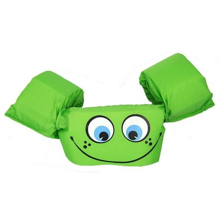 Coleman Stearns Kids Puddle Jumper Basic Green Swimming Life Jacket Vest, Green