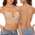 thumbnail image 3 of MEICHEN Womens Half Cup Push Up Bra Solid Sexy Soft Underwire Seamless Bralettes Underwear Summer Clothes Fall Fashion Essentials, 3 of 7