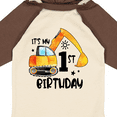 thumbnail image 4 of Inktastic Construction Truck It's My 1st Birthday Boys or Girls Long Sleeve Baby Bodysuit, 4 of 5