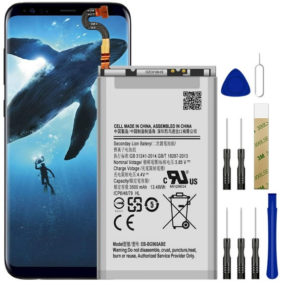Replacement Battery EB-BG965ABE EB-BG965ABA For Samsung Galaxy S9  Plus SM-G965F Tool