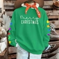 thumbnail image 6 of Lorytime Christmas Womens Crewneck Sweatshirt Fall Letters Print Fleece Shirt Long Sleeve Pullover Tops for Holiday, 6 of 9