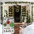 thumbnail image 6 of Christmas Garden Flag,Welcome To Whoville Green Christmas Balls Pine Leaves Double Sided Winter Holiday Decoration Yard Flag for Farmhouse Front Porch Lawn Winter Outdoor Decor 12.5x18, 6 of 6