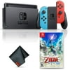 Nintendo Switch (Neon Blue/Red) Console with Legend of Zelda Skyward Sword HD