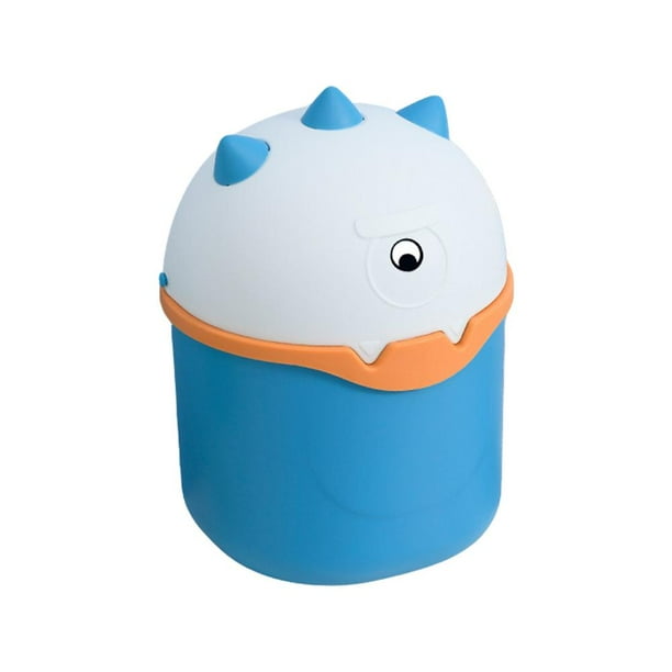 Sukalun Desk Trash Can Cute Mini Desktop Trash Can with a Flip Lid Small Countertop Trash Can Tiny Garbage Bin for Office Coffee Table Vanity Car ...