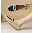 thumbnail image 2 of Women's Slip-On Loafers - Comfortable Work Flats for Dressy Casual & Walking, 2 of 11