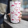 thumbnail image 3 of Pink Flamingo tumbler with lid and Straw,Flamingo Gifts for Women, 20 oz Flamingo CoffeeTravel Mug Cup Water Bottle, Flamingo Decor, 3 of 6