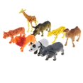 thumbnail image 1 of 8 Piezas de Plástico Zoo Animal Modelo Juguete Educativo Partido Bolsa Rellenos Sunnimix Figura de juguete para niños, 1 of 8