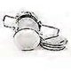 thumbnail image 3 of Extra Fine Mesh Stainless Steel Tea Infuser Tea Filter Tea Strainer with Double Handles and Lids for L, 3 of 4