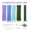 thumbnail image 3 of Naler 400 Pcs Pipe Cleaners for Craft, 4 Colors Pipe Cleaners Bulk, Chenille Stems Flowers Craft kit for DIY Handmade Bouquet Wrapping Party Decorations, 3 of 8