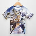 thumbnail image 3 of Genshin Impact Kids Short Sleeve Tee Shirt Novelty Crewneck T-Shirts Unisex Summer Blouse Tops for Boys Girls 100CM, 3 of 8