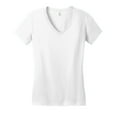 thumbnail image 5 of Yellow Rooster Women's Juniors Very Important V-Neck Cotton Tee White L, 5 of 6