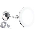 thumbnail image 1 of 8 Inch Makeup Mirror With Lights LED Makeup Mirror With Lights Beauty Makeup Mirror Folding Telescopic Light Mirror ,Widely Use, 1 of 4