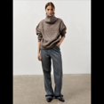 thumbnail image 4 of Suéteres de Mujer Otoño Invierno 2025, Jersey Informal de Punto con Cremallera de un Cuarto de Pulgada, Jersey de Punto de Diamante Café M, 4 of 10