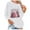 White, variant on IROINNID Women's Long Sleeve Sweatshirt Round Neck Mid-Length Print Loose Breathable Oversized Sweatshirt, Black