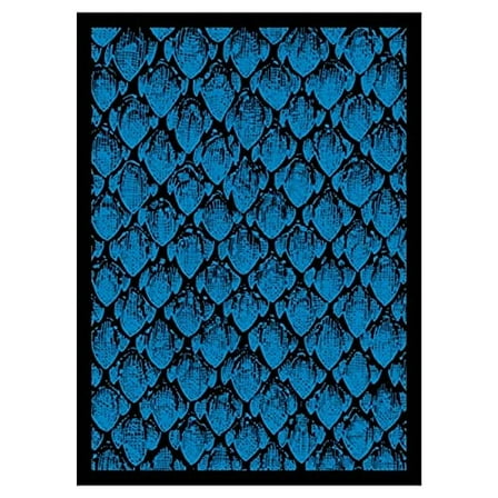 Legion Supplies LGNMAT078 Blue Dragonhide Double Matte Standard Size Card Sleeves - 50 Count