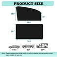 thumbnail image 7 of AYAMAYA Car Window Sun Shade,4 Pcs Magnetic Side Window Sunshades For Sleeping Kids And Family With UV Protection Block Damage from Direct Bright Sunlight, 7 of 7