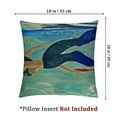 thumbnail image 4 of Mermaids Crossing Body Pillow Case From My Art, 4 of 7