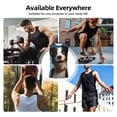 thumbnail image 6 of Balery Playful Smile Cute Dog Men's Sleeveless Muscle Shirts Workout Tank Top, Moisture Wicking, Odor Protection-XX-Large, 6 of 8