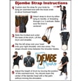 thumbnail image 3 of Djembe Drum Standing Strap - 2in x 15ft - 4 colors - World Percussion USA (TM) (Burgundy), 3 of 7