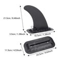 thumbnail image 3 of 2pcs Surfboard Fin Thrusters Tir Fins Detachable Surfboard Tail Rudder Plastic Surfing Watershed Fin For Paddle Board, 3 of 5