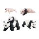 thumbnail image 5 of Figuras de animales de ciclo , juguete de 4 de animales Panda, juego , figuritas de animales realistas, modelos de ciclo de estilo D, 5 of 8