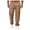 Khaki, variant on Cargo Pants for Men, Loose Straight Leg Drawstring Waist Casual Pants, Multi Pocket Functional Wrinkle Resistant Trendy Everyday Urban Streetwear Trousers