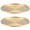 Style 2, variant on Eco-Friendly Dinner Dishes Stainless Steel Plates 2 Set Round Dinner Dishes Metal Plates Great for Picnic,Outdoor Camping Plate,Shatterproof