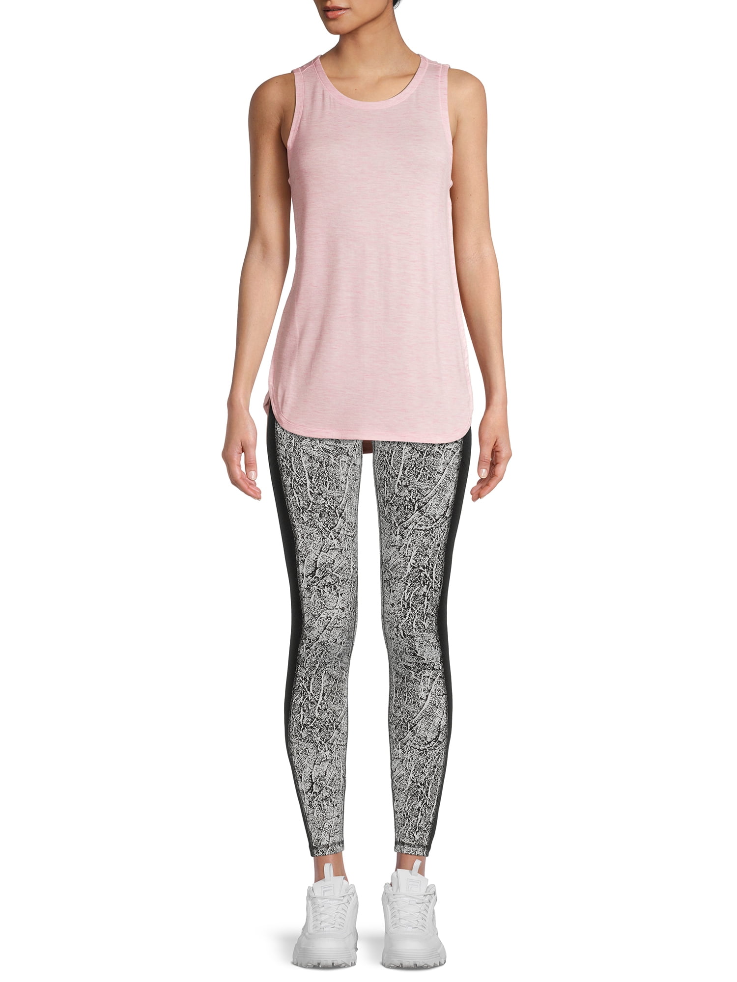 Avia Women's Brushed Leggings With Elastic Waistband