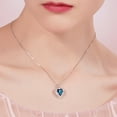 thumbnail image 2 of Angel Wings Necklace for Women with Birthstone, Love Heart Silver Tone/Gold Tone Pendant, Ideal Anniversary or Birthday Jewelry Gifts for Wife Girlfriend Her, 2 of 5