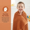 thumbnail image 5 of Unique Bargains Cotton Waffle Soft Absorbent Bath Towels Brown 55" x 28", 5 of 7