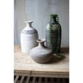 thumbnail image 3 of SET OF THREE BLACK GREY AND WHITE CLAY VESSELS, 3 of 3