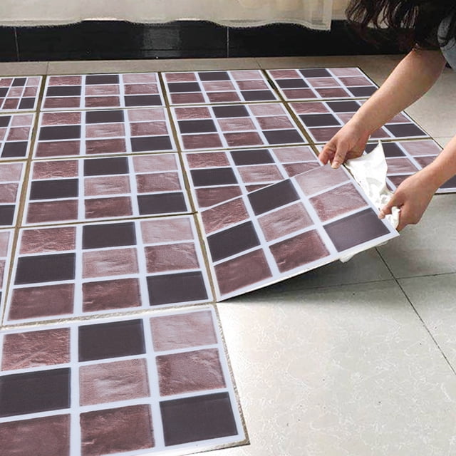 Pegatinas para azulejos, 18 piezas, transferencia de azulejos de mosaico, pegatinas autoadhesivas para azulejos, aspecto llamativo
